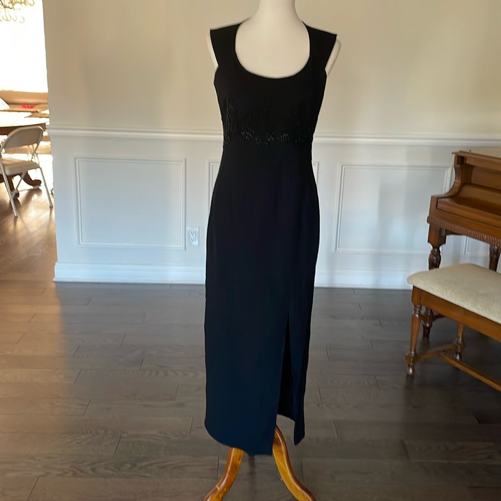 Carole Little Black Maxi-Midi Dress